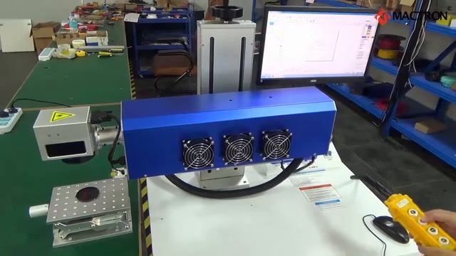 Custom Co2 Laser Marker with 4 Axis Auto Controller Adjust System смотреть онлайн