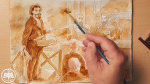 Мариинский дворец
Видеоурок "Художник Илья Репин работает над картиной" техника-карандаш, сепия