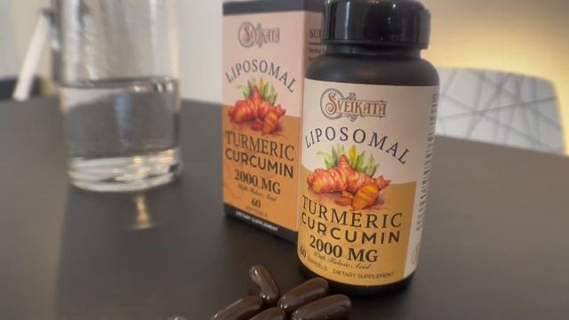 Liposomal Turmeric Curcumin Supplement 2000mg, 95% Standardized Curcuminoid Extract & Organic Root смотреть онлайн