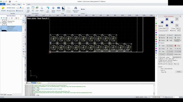 Manually Sorting Cut Patterns In Cypcut. (English)