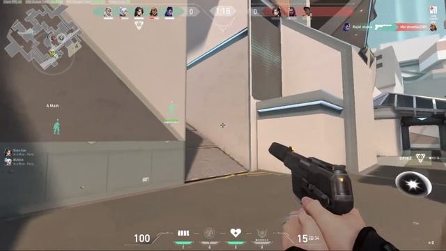 VALORANT Gameplay Smoke Headshot Sorry Brimstone !! смотреть онлайн