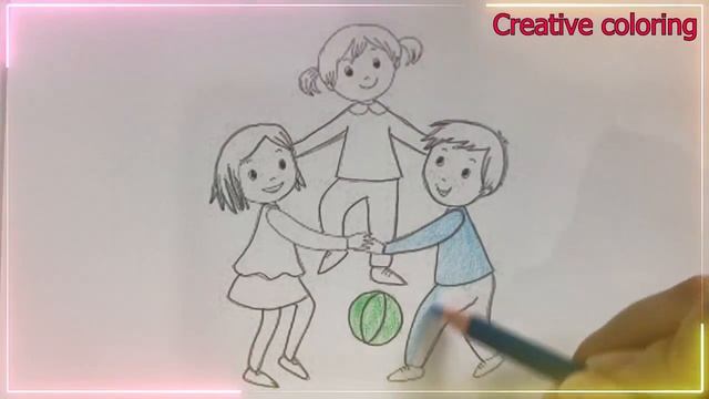 Эҷодкорӣ бо қаламҳои ранга: бозӣ кардани кӯдакон смотреть онлайн