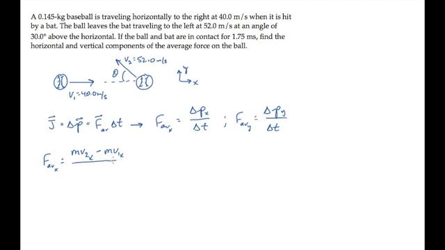 Momentum: Average Force. Level 2, Example 1 смотреть онлайн