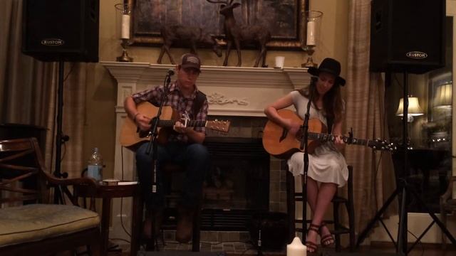 Justen Harden and Annie Lawrence performing Over You by Miranda Lambert смотреть онлайн
