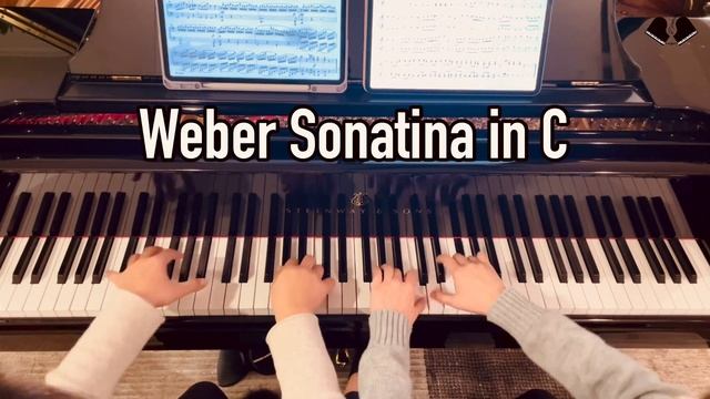 Sonatina In C By Weber | Piano Four Hands
