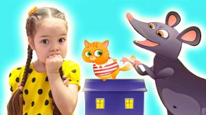 Поможет ли Настя котенку Бубу разобраться с крысой?