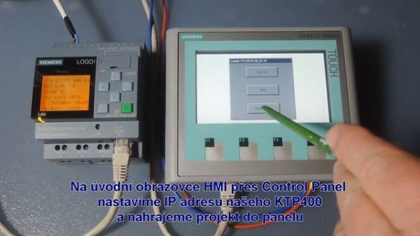 LOGO! 0BA8 and Siemens HMI panel KTP400 Basic