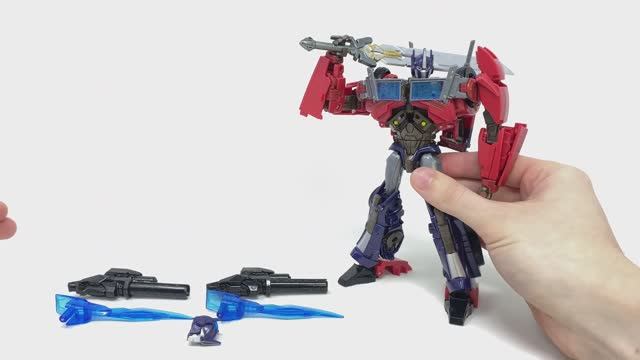 Оптимус Прайм APC Toys Обзор и сборка Трансформера Прайм смотреть онлайн
