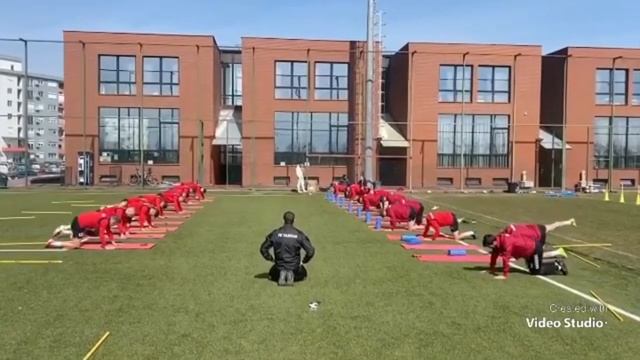 Программа из 8 упражнений на вращения и подвижности суставов сопровождается перекладиной для поддерж смотреть онлайн