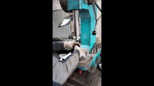 Замена крестовины Nissan, кернение крестовины, пресс реечный ручной ПРКМ-1, Kazarin Machines.