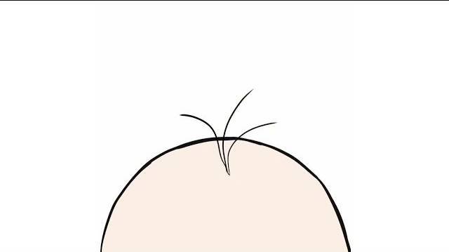 【アニメ】3分後に3本の髪が抜けるハゲ