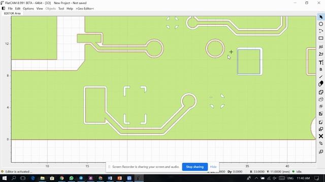 Laser Cutter PCB Circuit Using EasyEDA, FlatCAM, And LaserGRBL To Generate Cnc GCode