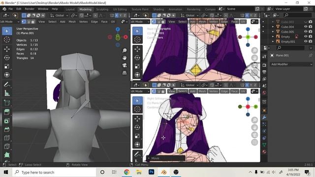 Albedo Blender PS1 Style Speed Model || Part 1 Modelling & UV Unwrapping смотреть онлайн