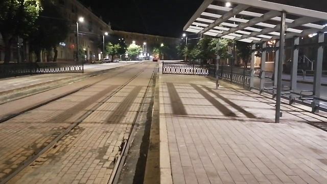 Рельсошлифовальный вагон ВТК-06 на линии. смотреть онлайн