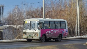 Автобус ПАЗ-32054 (В 737 СН 122). Покатушки по Новоалтайску.