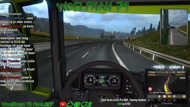 Eurotruck simulator 2 (ZWAAR TRANSPORT) start in Rotterdam doe gezellig mee смотреть онлайн
