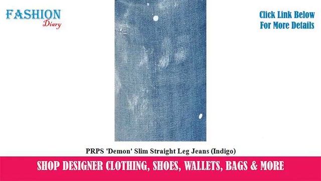 ★★★ PRPS 'Demon' Slim Straight Leg Jeans (Indigo) ★★★ смотреть онлайн