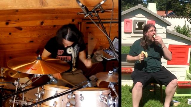 MIDNIGHT BURST & Arthur Dart (58 SHOTS) - Moby Dick (Led Zeppelin cover) [drums solo] смотреть онлайн