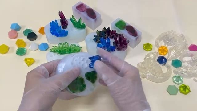 Новые молды для создания кристаллов Crystal ART Epoxy смотреть онлайн