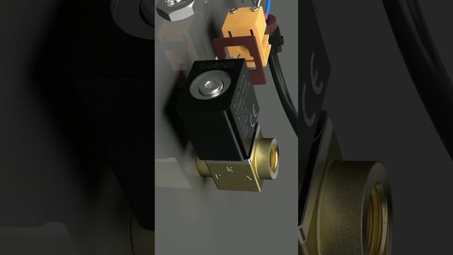 Pneumatic Solenoid Valve 3d Model Animation #machine #industrialautomation смотреть онлайн