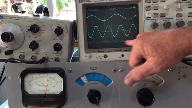 HP 302A wave analyzer demo смотреть онлайн