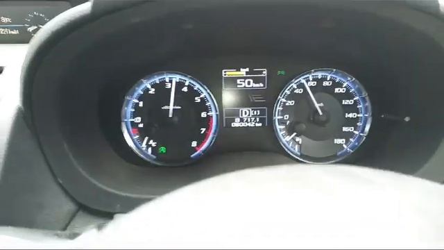 Subaru Levorg работа двигателя