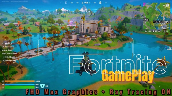 Fortnite GPU Intel Графон на максимум! Full HD + Ray Tracing ON🔥🎮