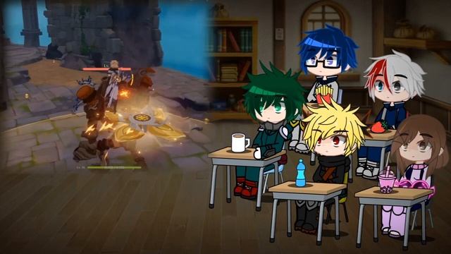 MHA/BNHA Reacts to Y/N as Albedo (Genshin Impact) || Gacha Club || смотреть онлайн