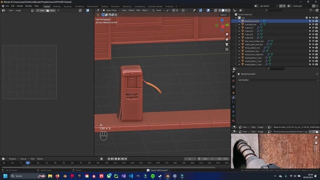 Blender 3.0 Modeling a Gas Station Part 9 смотреть онлайн