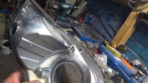 Нексия. Замена линз на светодиодные би линзы.