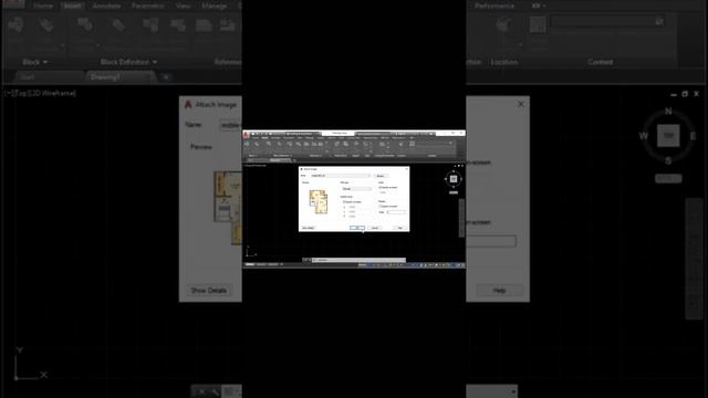 How to insert image in AutoCAD смотреть онлайн