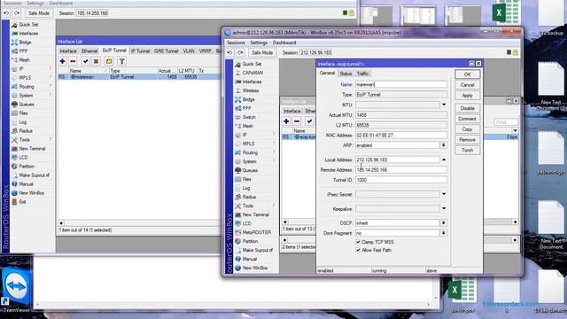 IP Tunnel in mikrotik by public ip смотреть онлайн
