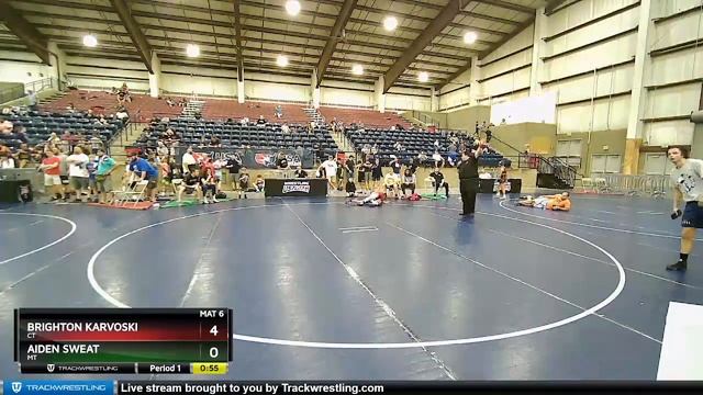 87 Lbs Cons. Semi - Brighton Karvoski, CT Vs Aiden Sweat, MT 311d смотреть онлайн