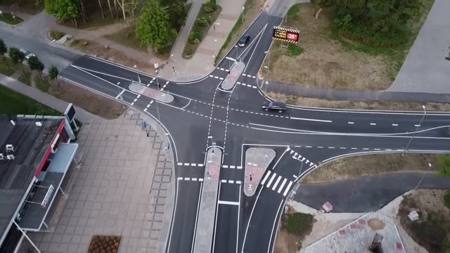 Разметка на перекрёстке в Силламяэ смотреть онлайн