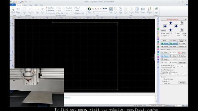 CYPCUT Laser Cutting Software Official Tutorial - Part Ⅲ - Task | Layer | Machine Contro Panel смотреть онлайн