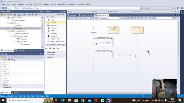 Tutorial UML (Use Case Diagram, Sequence Diagram, Activity Diagram) Menggunakan Enterprise Architec