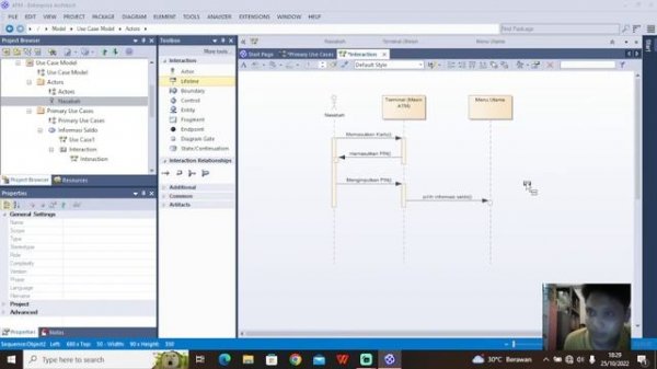 Tutorial UML (Use Case Diagram, Sequence Diagram, Activity Diagram) Menggunakan Enterprise Architec