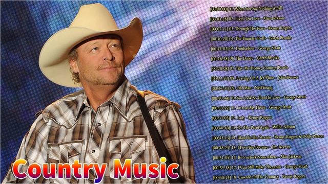 Kenny Rogers, Dolly Parton, George Strait, Garth Brooks, Alan Jackson - Classic Country Song 80s 90