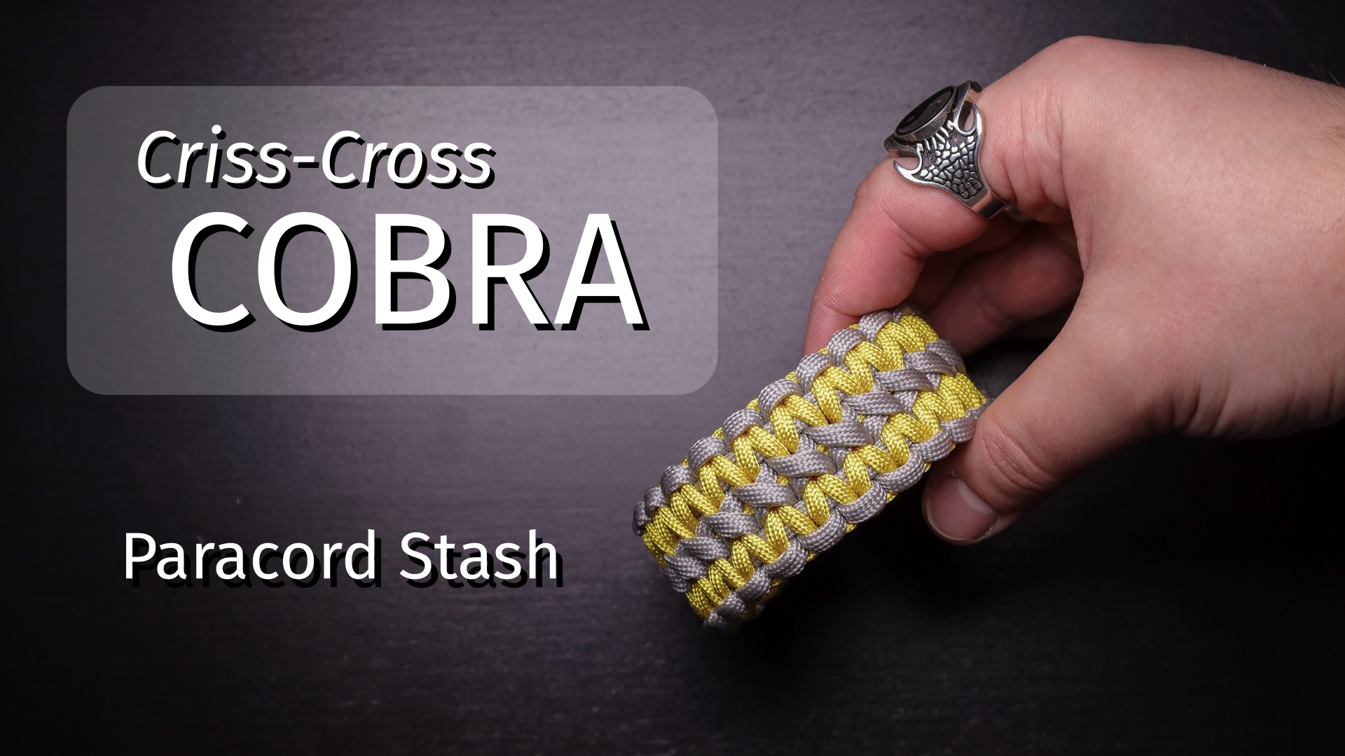 Кобра крест-накрест | Paracord Stash - Браслеты из Паракорда