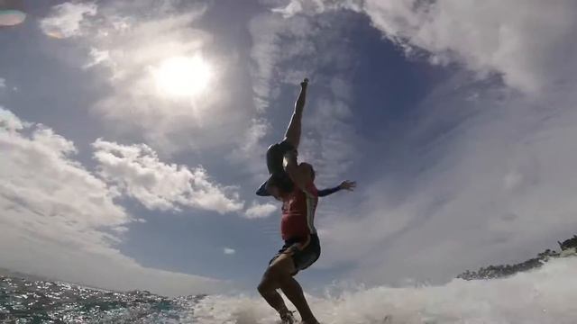 Go Pro Angle of Tandem Surf Competition 2017 Buffalo Classic Makaha Hawaii смотреть онлайн