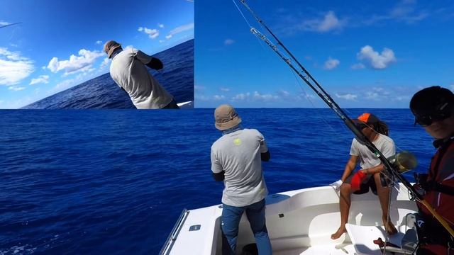 70lbs dogtooth caught on slow jigging in Soudan bank Mauritius смотреть онлайн