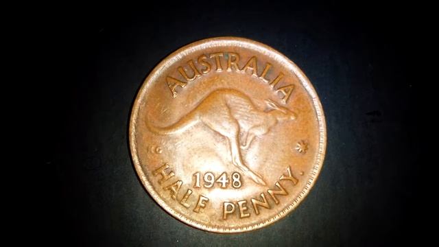 Australia 1/2 Penny Coin 1948 смотреть онлайн