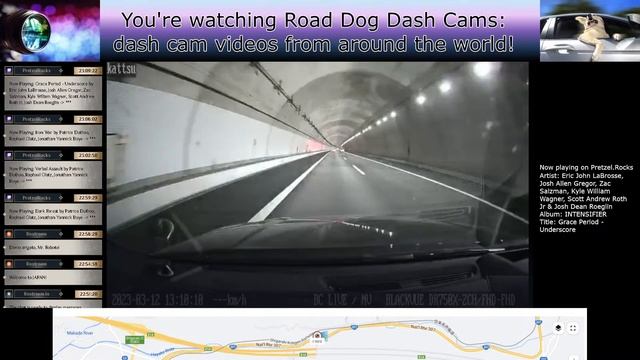 Driving tour of Japan with music: 2023-03-12 UTC+9 смотреть онлайн