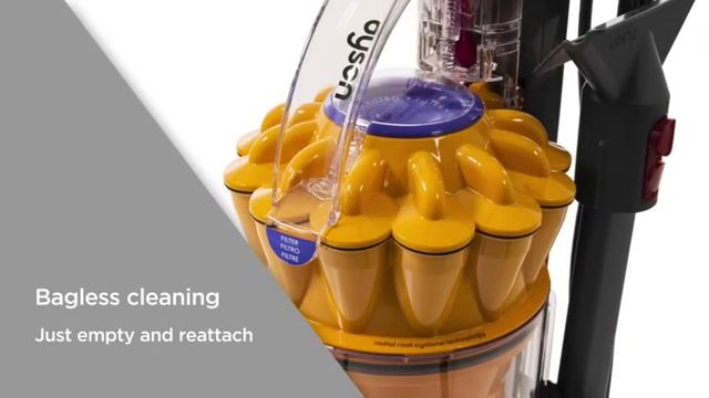 Bagless Vacuum cleaner - Iron yellow смотреть онлайн