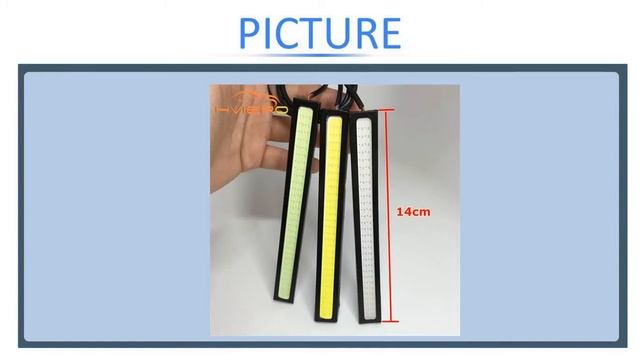 2pcs Car styling DC 12V White Blue 14cm COB Double Row Led Car Auto DRL Driving Daytime Run смотреть онлайн