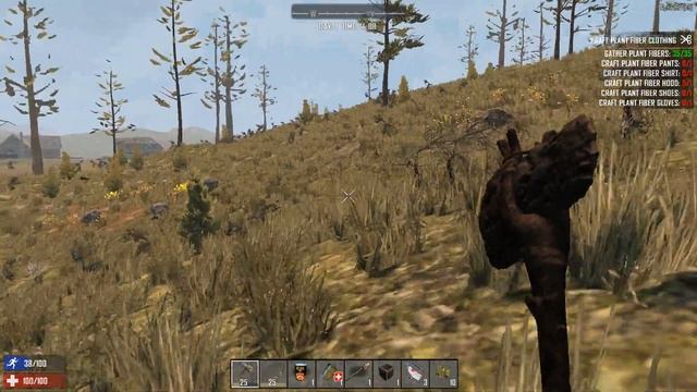 7 Days to die #1 Начало. Цель - полицейский участок! смотреть онлайн