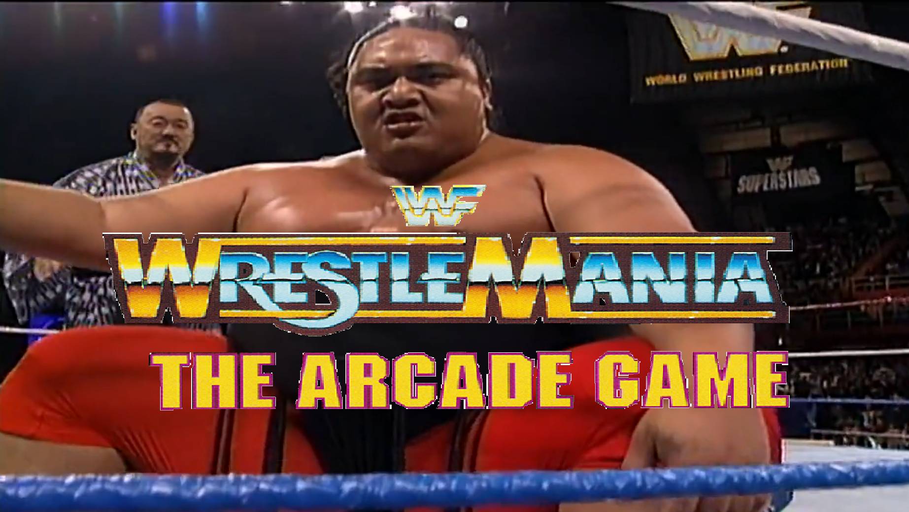 WWF Wrestlemania: The Arcade Game (MAME) Yokozuna Intercontinental Title смотреть онлайн