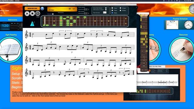 Static SightReader (Guitar SightReader Toolbox). смотреть онлайн