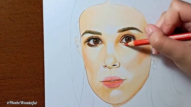 Drawing Millie Bobby Brown - Speed Drawing | Phoebe Wonderful смотреть онлайн
