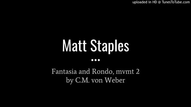 Fantasia and Rondo mvmt 2, by C.M. von Weber смотреть онлайн
